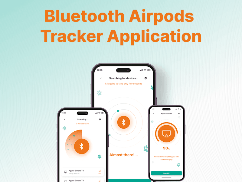 Cover image for Bluetooth Airpods Tracker Application Design