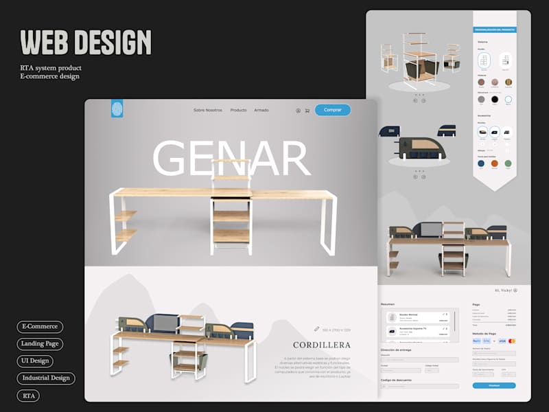 Cover image for Figma Web Design | E-commerce for RTA Product