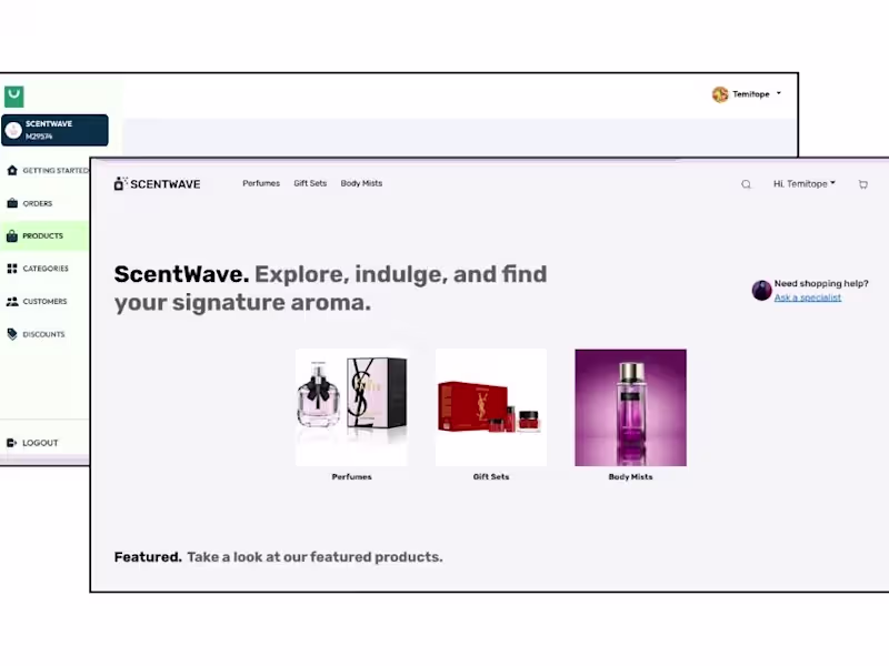 Cover image for E‑Shop Ecommerce Platform A full‑stack ecommerce solution wi...
