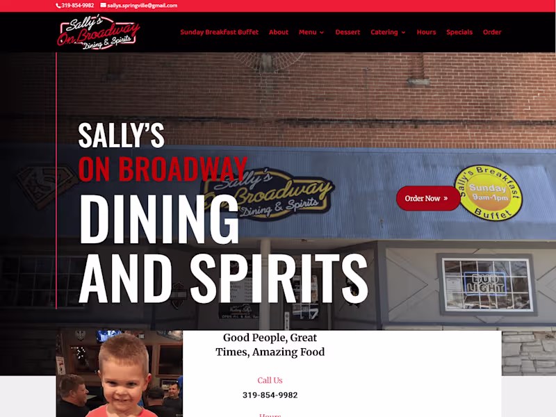 Cover image for Sally’s On Broadway