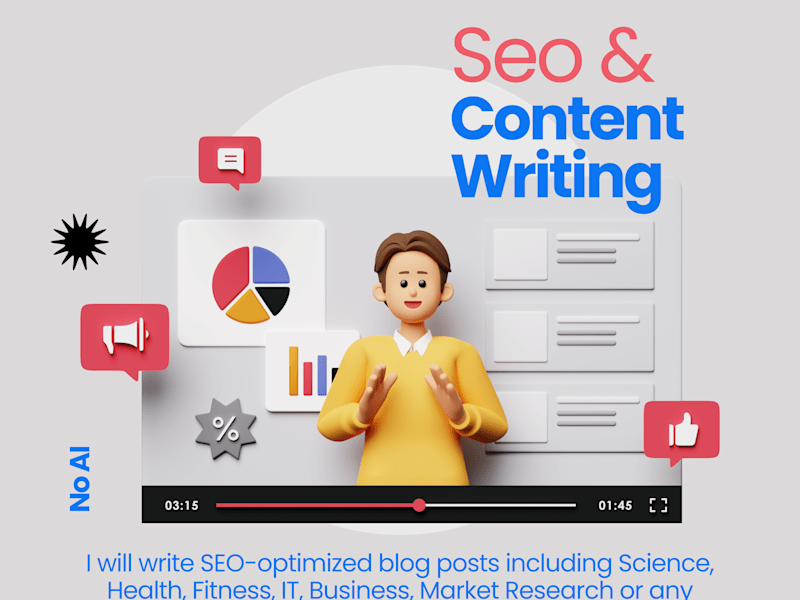 Cover image for Get SEO optimized Blog/ Article in every niche