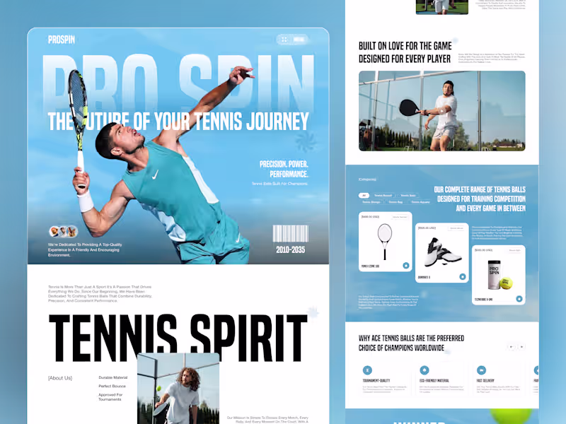 Cover image for ProSpin Editorial E-commerce Design