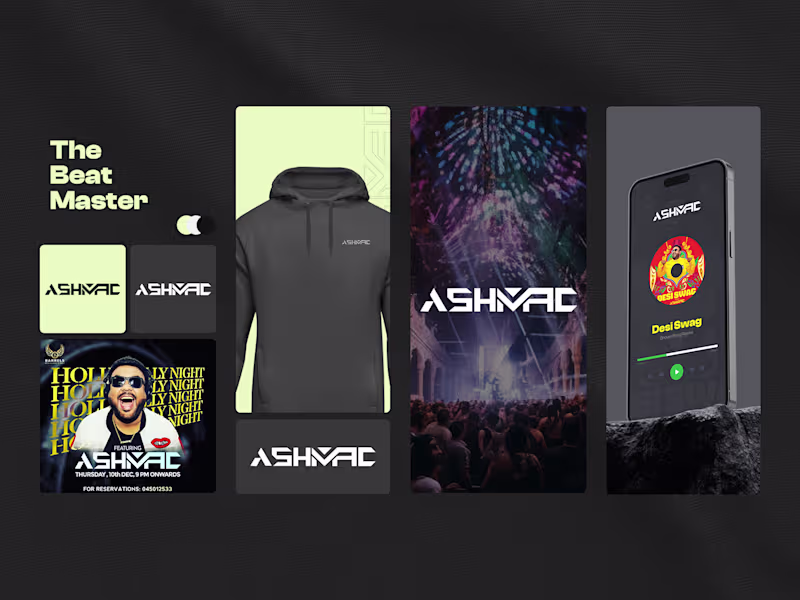 Cover image for Ashmac’s brand identity is bold, energetic, and performance-...