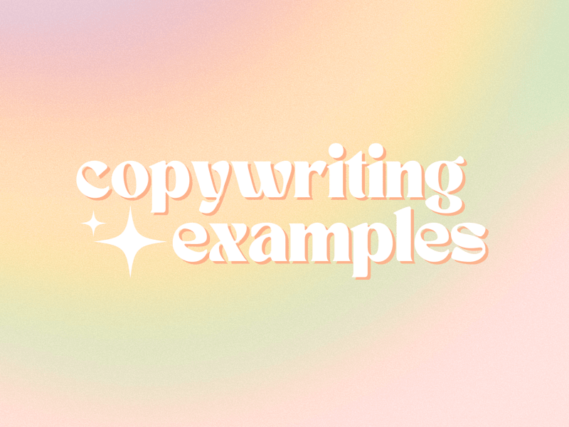 Cover image for Copywriting Examples