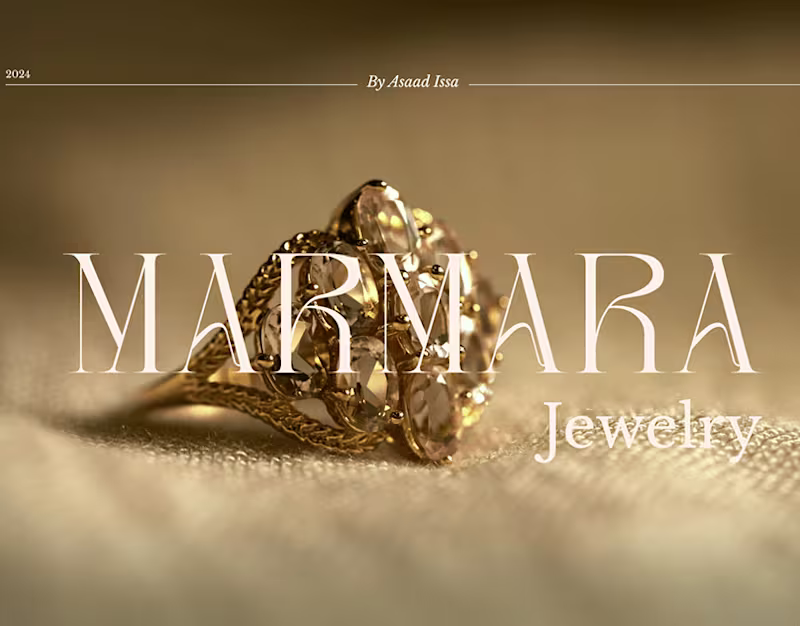 Cover image for MARMARA e-commerce jewelry website :: Behance