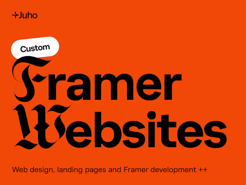 Cover image for Framer websites that convert