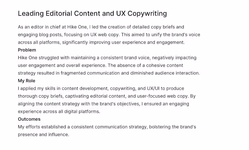 Cover image for Leading Editorial Content and UX Copywriting