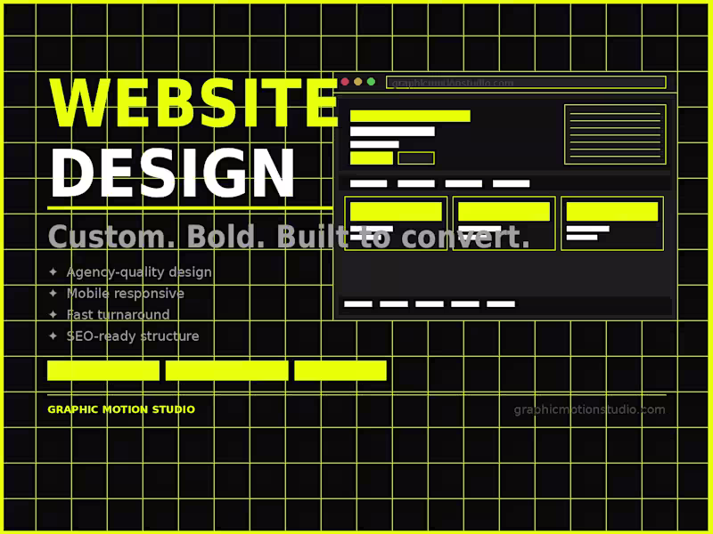 Cover image for Website Design