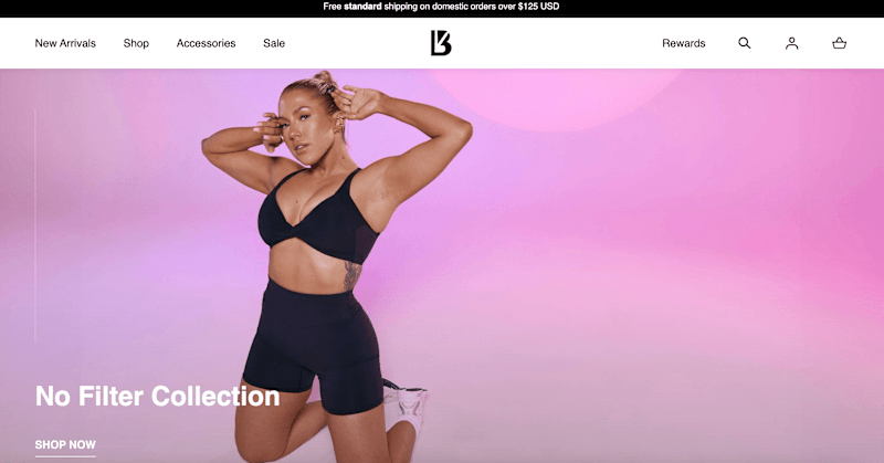 Cover image for E-commerce Web Design Bringing AI to Athleisure