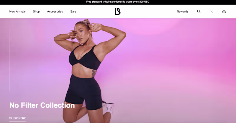 Cover image for E-commerce Web Design Bringing AI to Athleisure