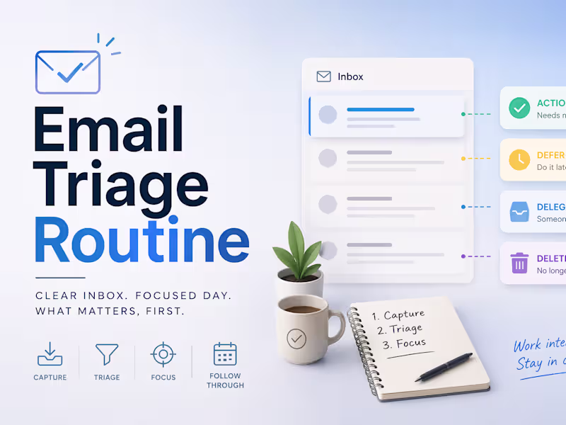Cover image for Email Triage Routine 
