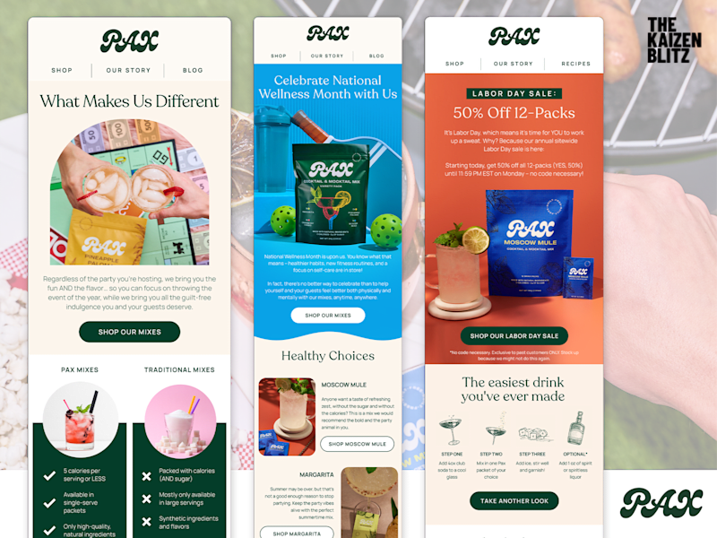 Cover image for Pax – Email Campaigns + Flows
