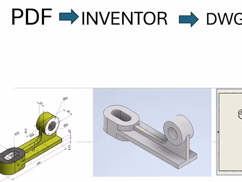 Cover image for any type AUTOCAD file create & convert 