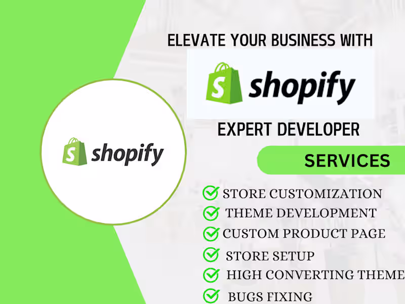 Cover image for Shopify Store Developer