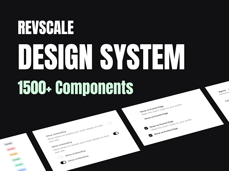 Cover image for Revscale Atomic Design System