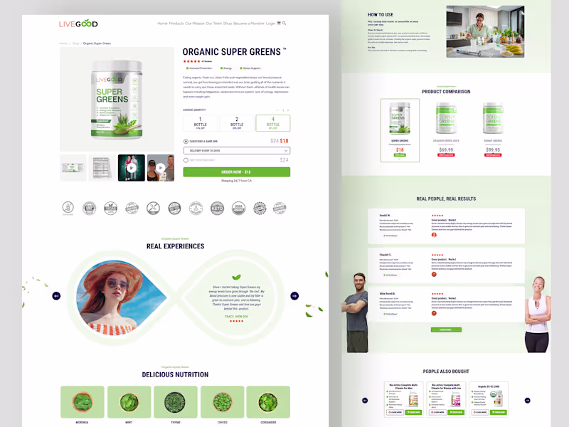 Cover image for Wellness Organic Supplements – Product