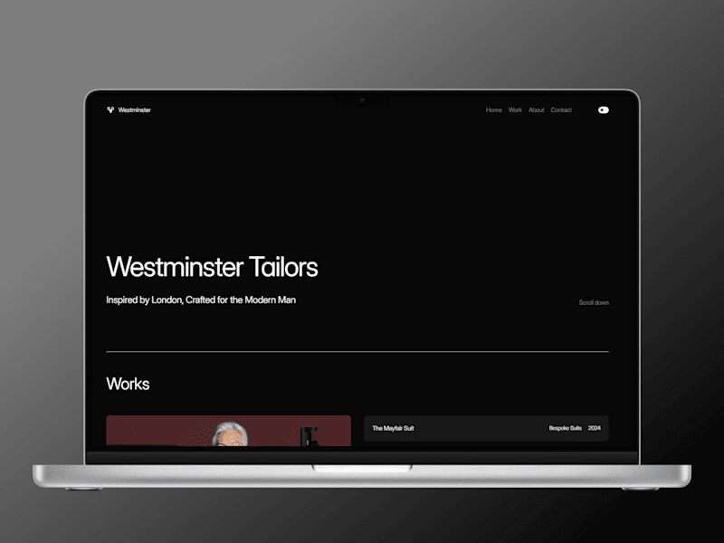 Cover image for Westminster Luxury Menswear Website Development