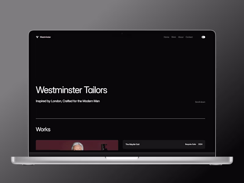 Cover image for Westminster Luxury Menswear Website Development