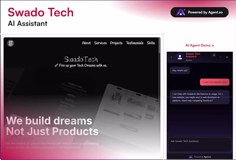 Cover image for I recently added Agent.so (http://Agent.so)