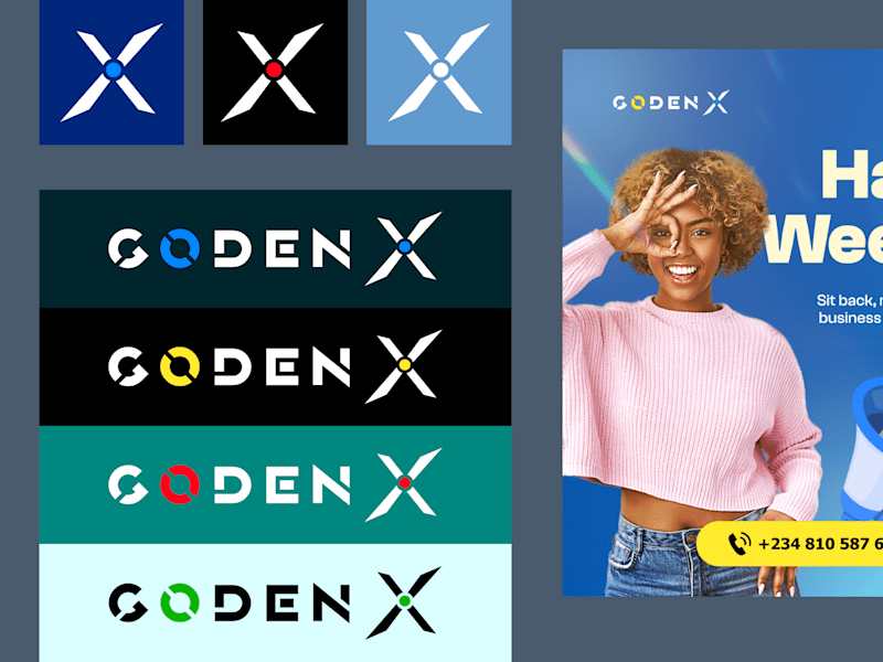 Cover image for Logo + Social Media Design Project For GODENX