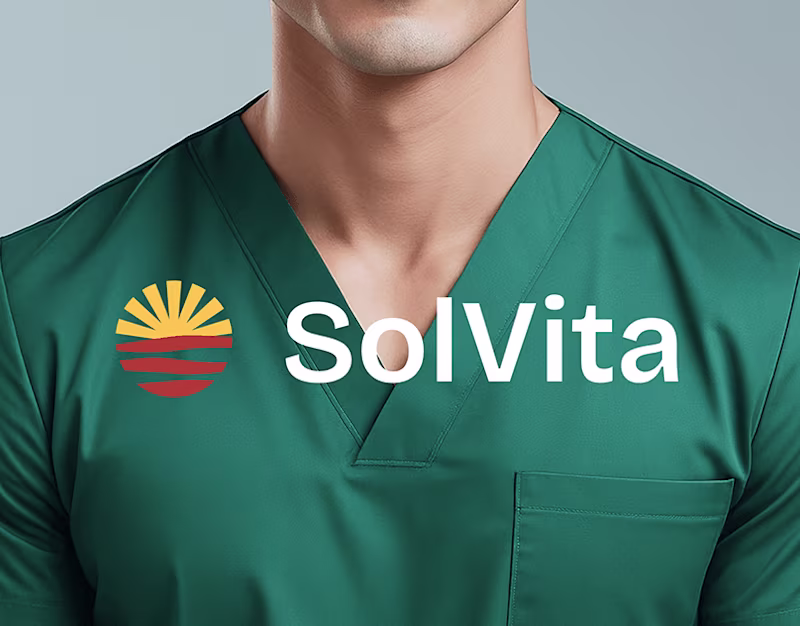Cover image for SolVita Infusion Therapy Healthcare Brand Identity & Website