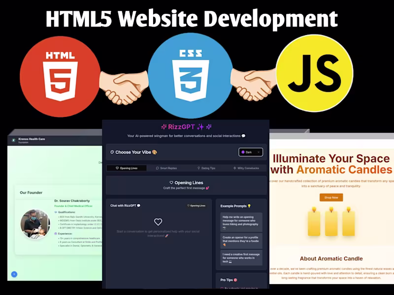 Cover image for Html5 Website Developer