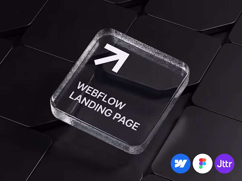 Cover image for Landing Page on Webflow with Custom GSAP Animations