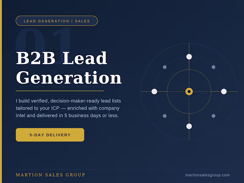 Cover image for B2B Lead Generation