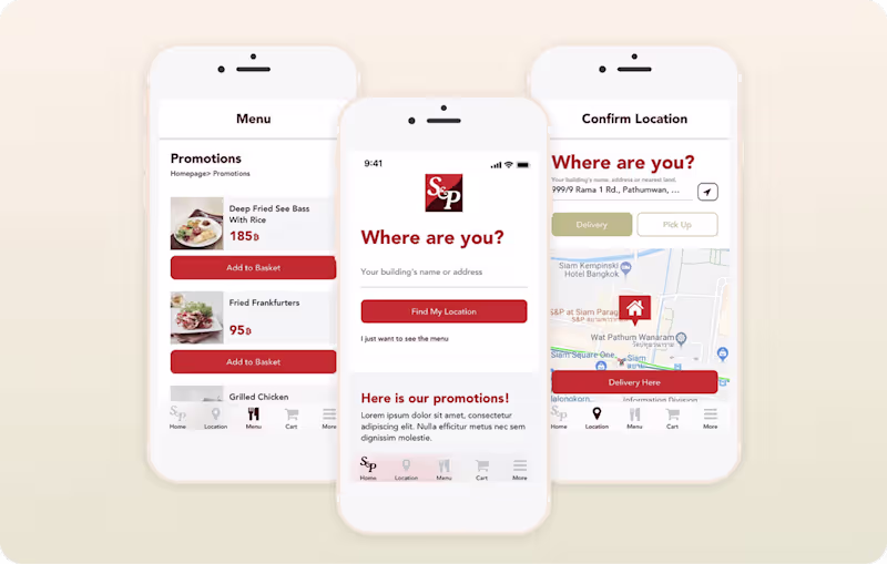 Cover image for S&P Food Delivery App