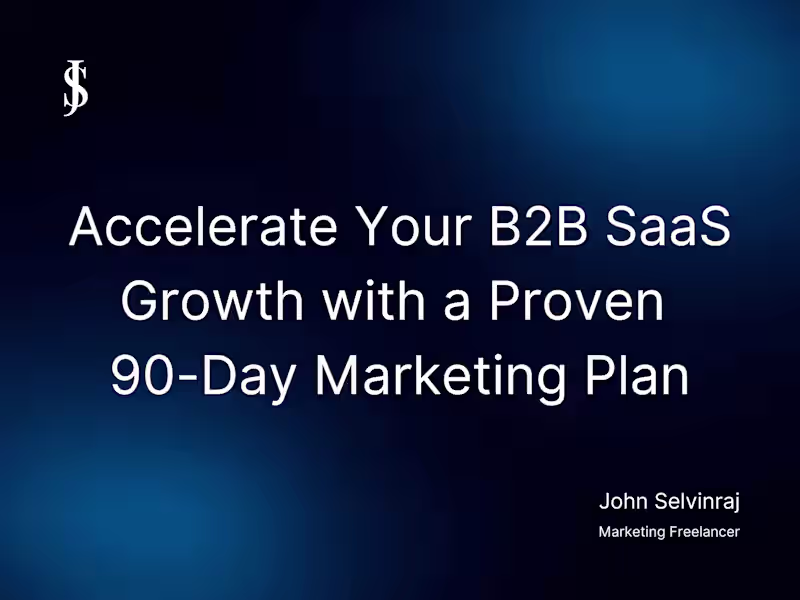 Cover image for B2B SaaS Marketing