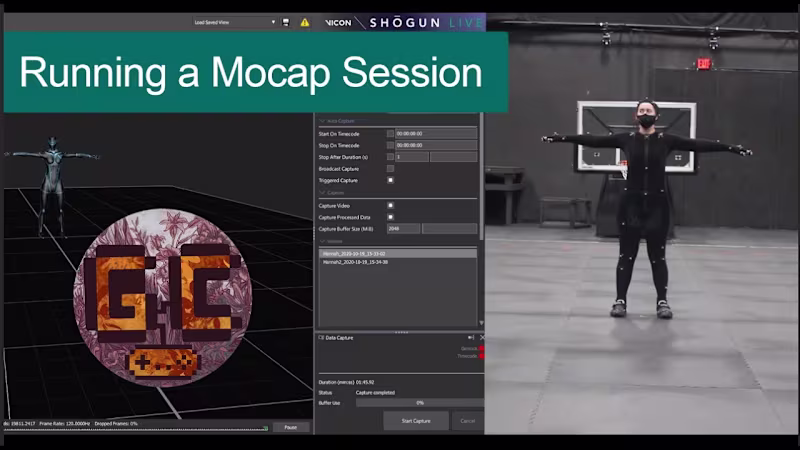 Cover image for Running a Mocap Session - Studio 500 at UCF's Downtown Campus -…