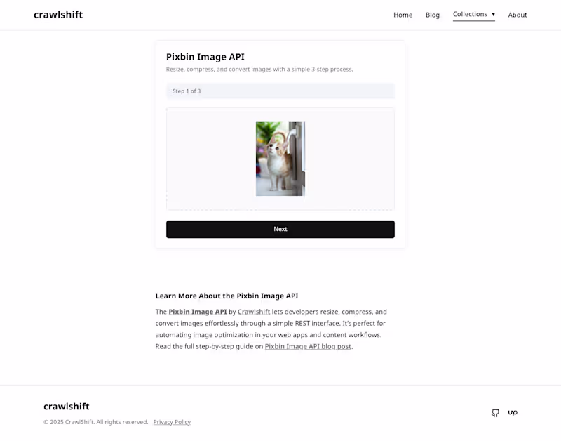 Cover image for A simple frontend I made for the Rest API I made. Original i...