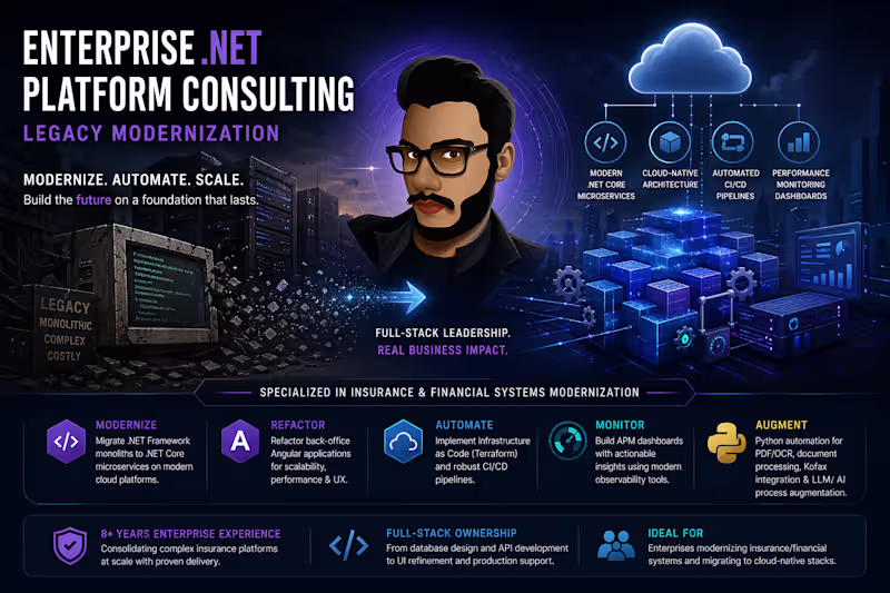 Cover image for Enterprise .NET Platform Consulting | Legacy Modernization