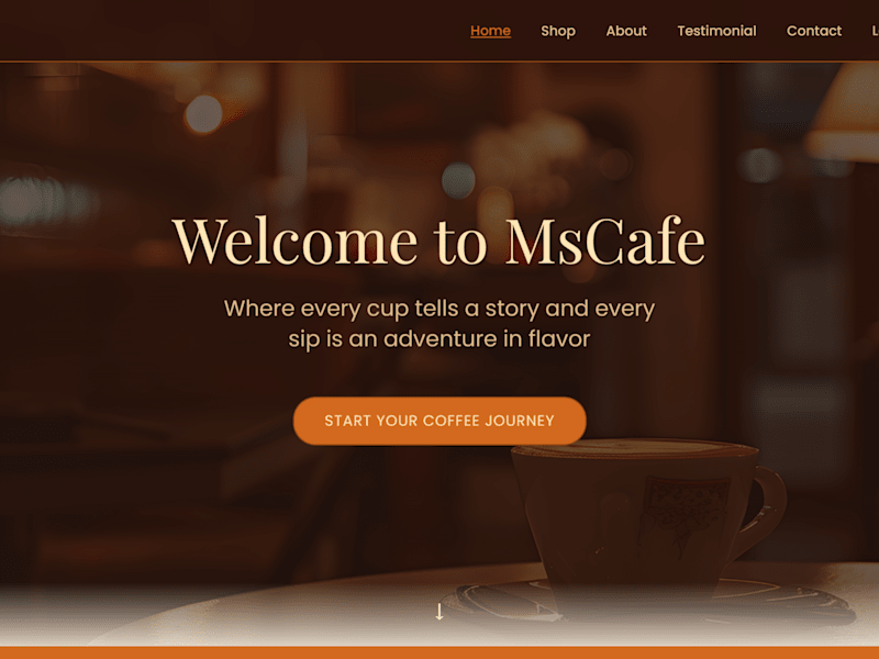 Cover image for GitHub - Mujtabaa07/coffeeShop: MsCafe was founded with a simpl…