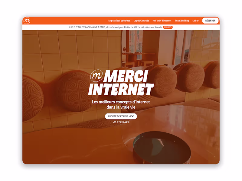 Cover image for Merci Internet