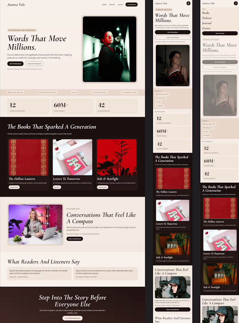 Cover image for Poster + Responsive Landing page