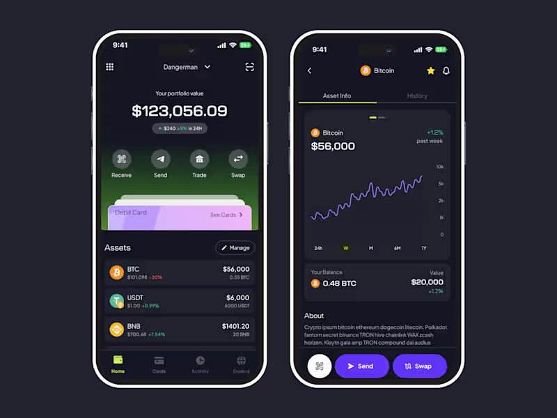Cover image for Wallet Mobile App Design