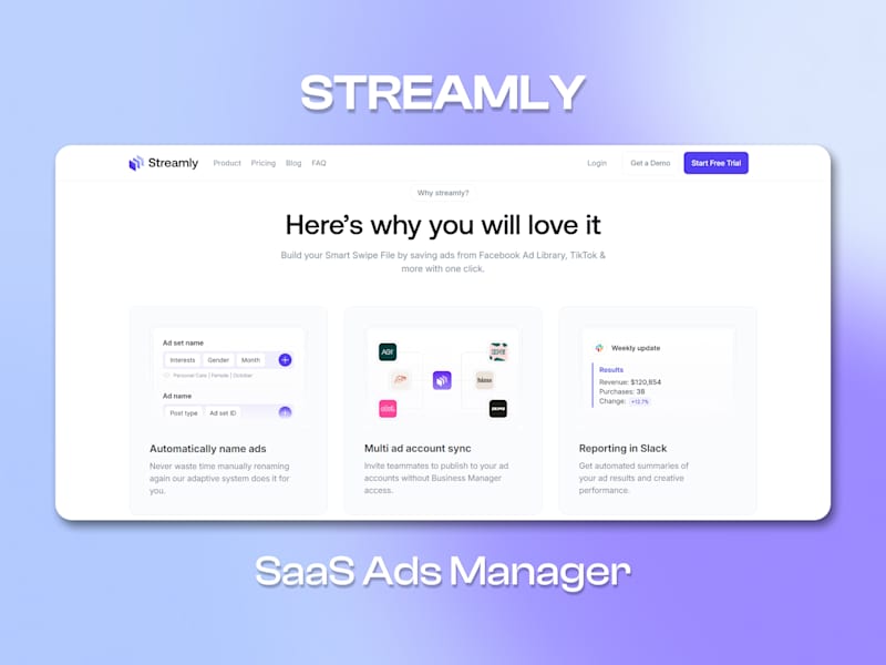 Cover image for Streamly SaaS Platform Development