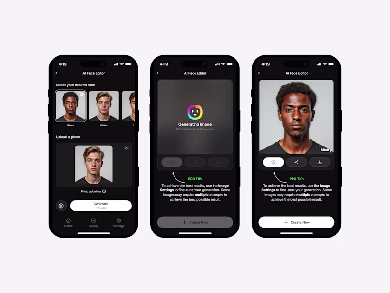 Cover image for We designed Mixify, an AI-powered mobile app that lets users...