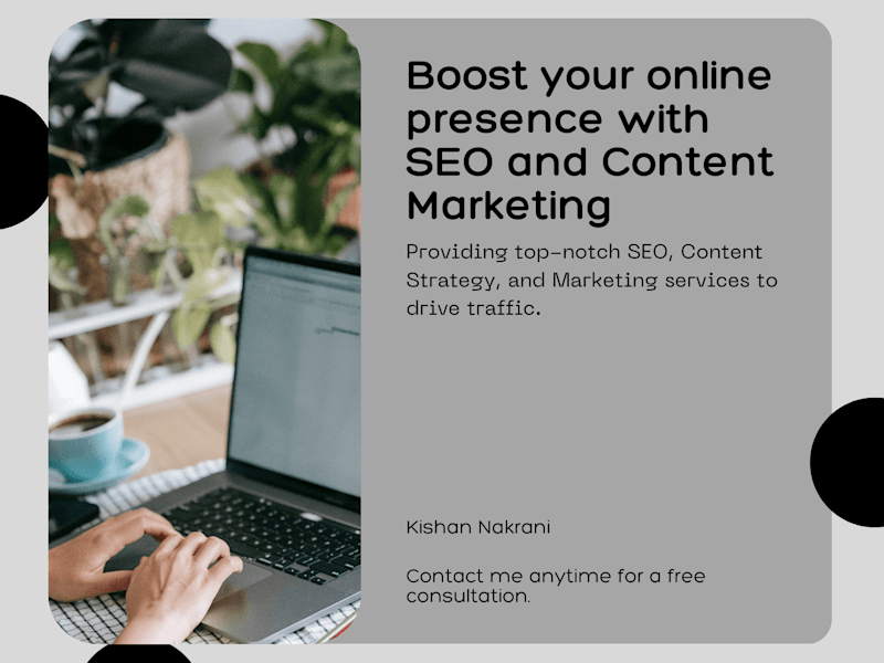 Cover image for SEO Content Writer: SEO, Content Manager, Blog Writer