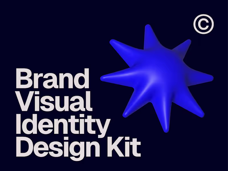 Cover image for Brand Visual Identity Design Kit