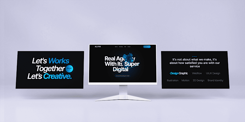 Cover image for ALUVA - Web UI Design