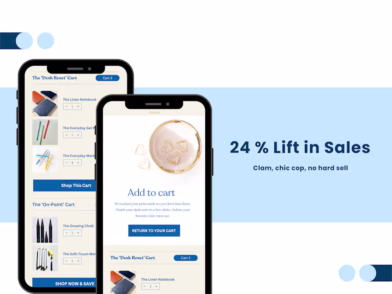 Cover image for Abandoned Cart Redesign