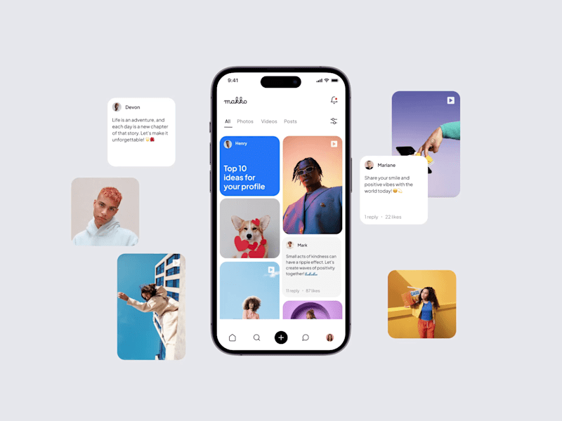 Cover image for Makko Social Network Mobile App | React Native | Firebase