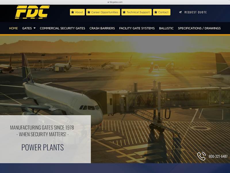 Cover image for America’s leading manufacturer of Gates for every Industry!