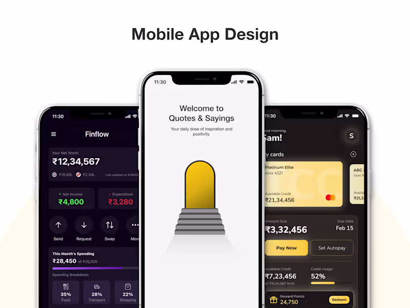 Cover image for Mobile App Design/Redesign