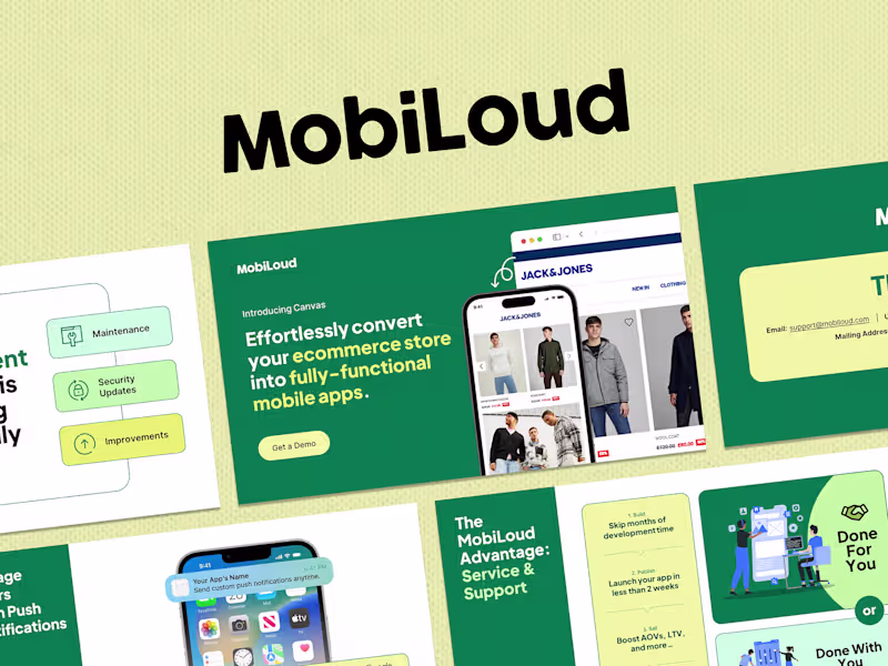 Cover image for MobiLoud Sales Deck Design