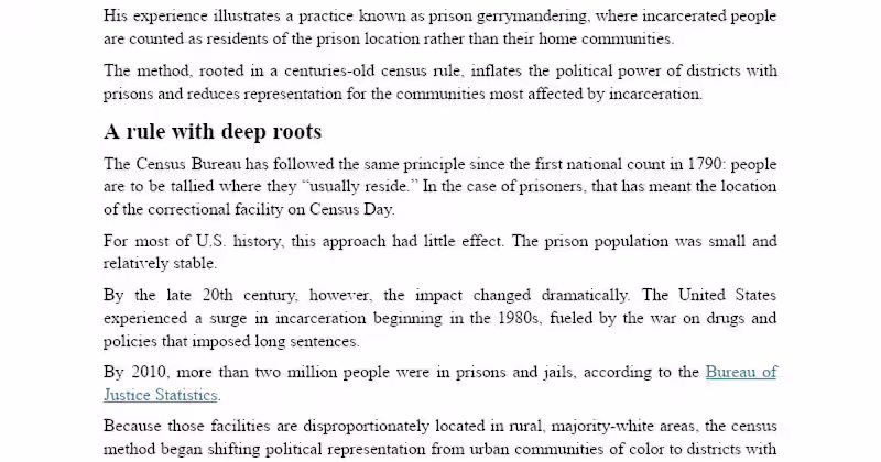 Cover image for Prison Gerrymandering and Political Representation