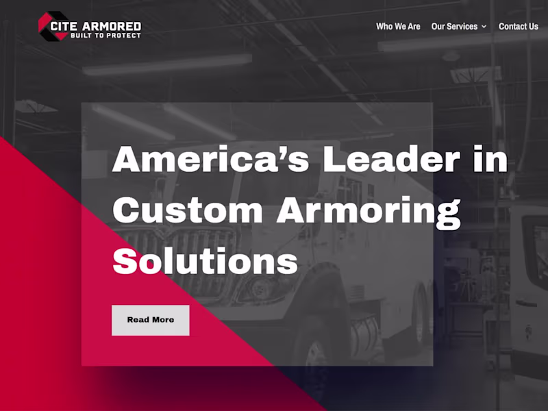 Cover image for CITE Armored – Corporate Website