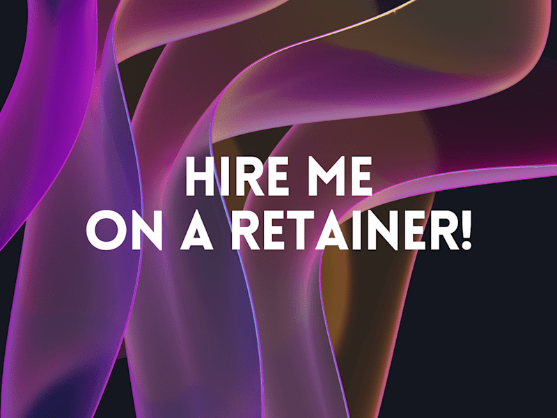 Cover image for Retainer - Design Services 🧑‍💻✨